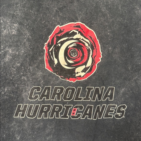 NHL Carolina Hurricanes Rinky Rose Black Excellence Tee - Picture 2 of 4